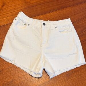 Women's Aerie White Denim Shorts NWT